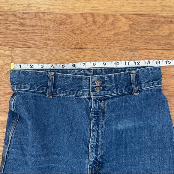Vintage 1970s Levi’s High Waisted Wide Leg Jeans - Picture 11 of 16
